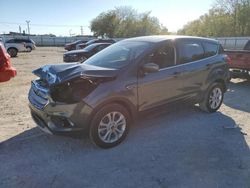 Salvage cars for sale from Copart Oklahoma City, OK: 2019 Ford Escape SE