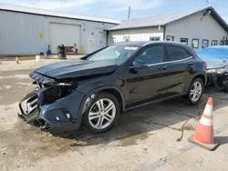 Salvage cars for sale at Pekin, IL auction: 2017 Mercedes-Benz GLA 250 4matic