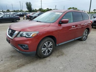 Vehiculos salvage en venta de Copart Miami, FL: 2017 Nissan Pathfinder S