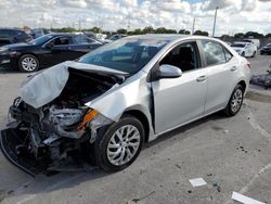 Salvage cars for sale from Copart Homestead, FL: 2019 Toyota Corolla L