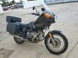 Salvage motorcycles for sale at Hampton, VA auction: 1981 BMW R100