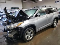 Toyota salvage cars for sale: 2015 Toyota Highlander Limited