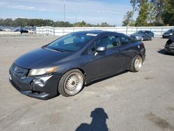Salvage cars for sale at Dunn, NC auction: 2012 Honda Civic EX