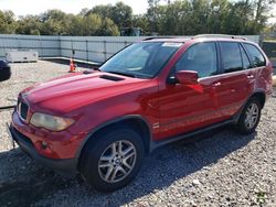 Salvage cars for sale from Copart Augusta, GA: 2006 BMW X5 3.0I