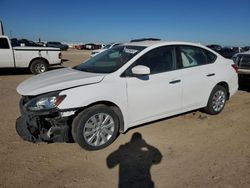 Salvage cars for sale at Amarillo, TX auction: 2017 Nissan Sentra S