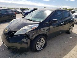 Salvage cars for sale from Copart San Antonio, TX: 2013 Nissan Leaf S
