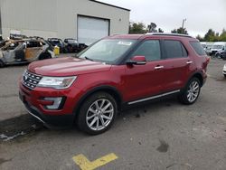 Ford Explorer salvage cars for sale: 2016 Ford Explorer Limited