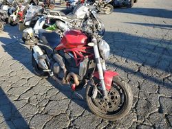 Salvage motorcycles for sale at Martinez, CA auction: 2014 Ducati Monster 1200