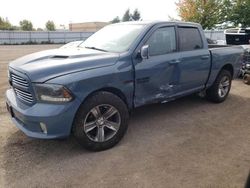 Salvage cars for sale from Copart Ontario Auction, ON: 2015 Dodge RAM 1500 Sport
