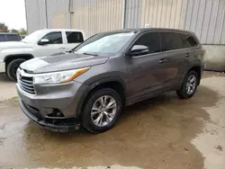 Salvage cars for sale at Lawrenceburg, KY auction: 2015 Toyota Highlander LE