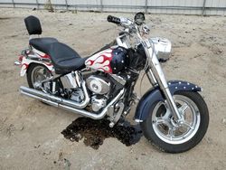 Salvage motorcycles for sale at Milwaukee, WI auction: 2001 Harley-Davidson Flstfi