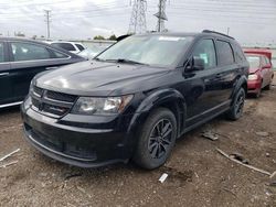 Salvage cars for sale from Copart Elgin, IL: 2018 Dodge Journey SE