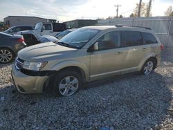 Salvage cars for sale at Wayland, MI auction: 2011 Dodge Journey SXT