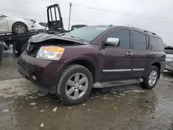 Salvage cars for sale from Copart Lebanon, TN: 2013 Nissan Armada Platinum