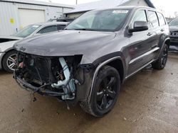 Salvage cars for sale at Pekin, IL auction: 2015 Jeep Grand Cherokee Laredo