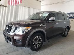 Salvage cars for sale from Copart Tulsa, OK: 2019 Nissan Armada SV