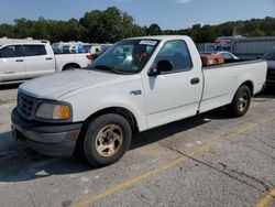 Salvage cars for sale at Earlington, KY auction: 2001 Ford F150