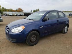 Salvage cars for sale from Copart Columbia Station, OH: 2009 Hyundai Accent GS