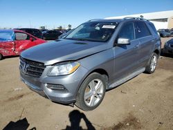 Salvage cars for sale at Brighton, CO auction: 2015 Mercedes-Benz ML 350