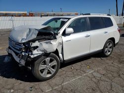 Toyota Highlander salvage cars for sale: 2012 Toyota Highlander Limited