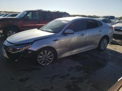 Salvage cars for sale from Copart Grand Prairie, TX: 2018 KIA Optima LX