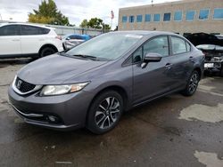 Honda salvage cars for sale: 2014 Honda Civic EX