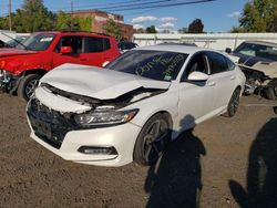 Salvage cars for sale from Copart New Britain, CT: 2019 Honda Accord Sport