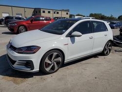 Salvage cars for sale from Copart Wilmer, TX: 2019 Volkswagen GTI S