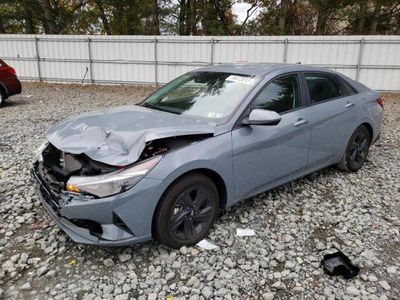 Salvage cars for sale from Copart Windsor, NJ: 2023 Hyundai Elantra Blue