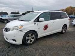 Salvage cars for sale from Copart East Granby, CT: 2014 Toyota Sienna LE
