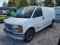 Salvage trucks for sale at Harleyville, SC auction: 1997 GMC Savana G2500