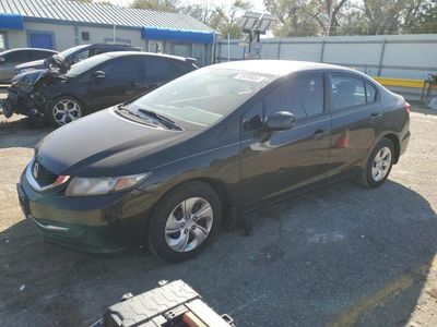 Salvage cars for sale from Copart Wichita, KS: 2013 Honda Civic LX