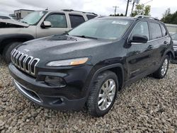 Salvage cars for sale at Wayland, MI auction: 2016 Jeep Cherokee Limited