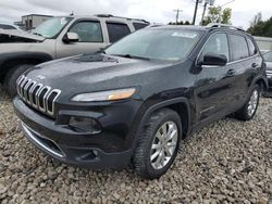 Jeep salvage cars for sale: 2016 Jeep Cherokee Limited