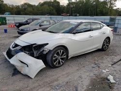 Salvage cars for sale at Augusta, GA auction: 2016 Nissan Maxima 3.5S