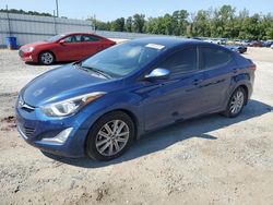 Salvage cars for sale from Copart Lumberton, NC: 2015 Hyundai Elantra SE