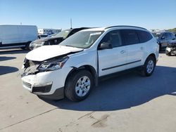 Salvage cars for sale at Grand Prairie, TX auction: 2017 Chevrolet Traverse LS
