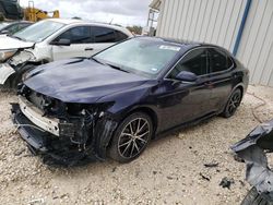 Salvage cars for sale at San Antonio, TX auction: 2022 Toyota Camry SE