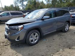 Salvage cars for sale at Waldorf, MD auction: 2019 GMC Terrain SLE