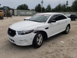 Salvage cars for sale from Copart Midway, FL: 2013 Ford Taurus Police Interceptor