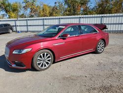 Vehiculos salvage en venta de Copart West Mifflin, PA: 2017 Lincoln Continental Premiere