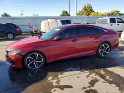 Vehiculos salvage en venta de Copart Littleton, CO: 2022 Honda Accord Sport