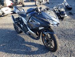 Salvage motorcycles for sale at Assonet, MA auction: 2023 Kawasaki EX400