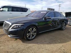 Salvage cars for sale from Copart Chicago Heights, IL: 2015 Mercedes-Benz S 550 4matic