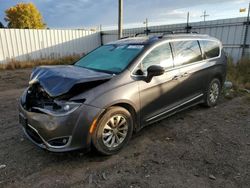 Salvage cars for sale at Portland, MI auction: 2017 Chrysler Pacifica Touring L