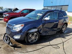 Salvage cars for sale at Woodhaven, MI auction: 2016 Chevrolet Equinox LTZ