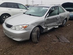 Salvage cars for sale at Elgin, IL auction: 2003 Toyota Camry LE