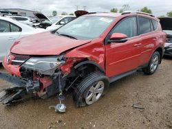 Salvage cars for sale from Copart Elgin, IL: 2015 Toyota Rav4 XLE