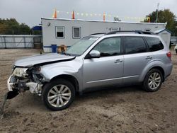 Salvage cars for sale at Lyman, ME auction: 2012 Subaru Forester 2.5X Premium