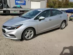 Salvage cars for sale at West Mifflin, PA auction: 2018 Chevrolet Cruze LT